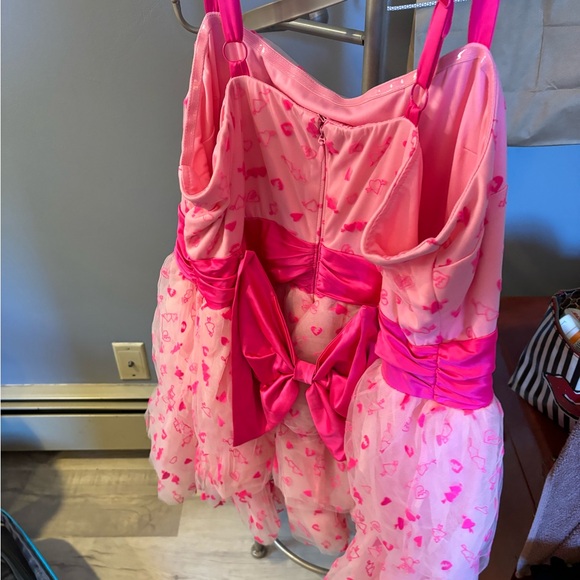 Torrid Betsy Johnson Pink Valentines Dress - Picture 5 of 7